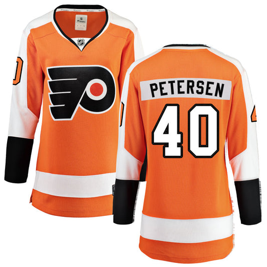 Cal Petersen Philadelphia Flyers Fanatics Branded Women's Home Breakaway Jersey - Orange