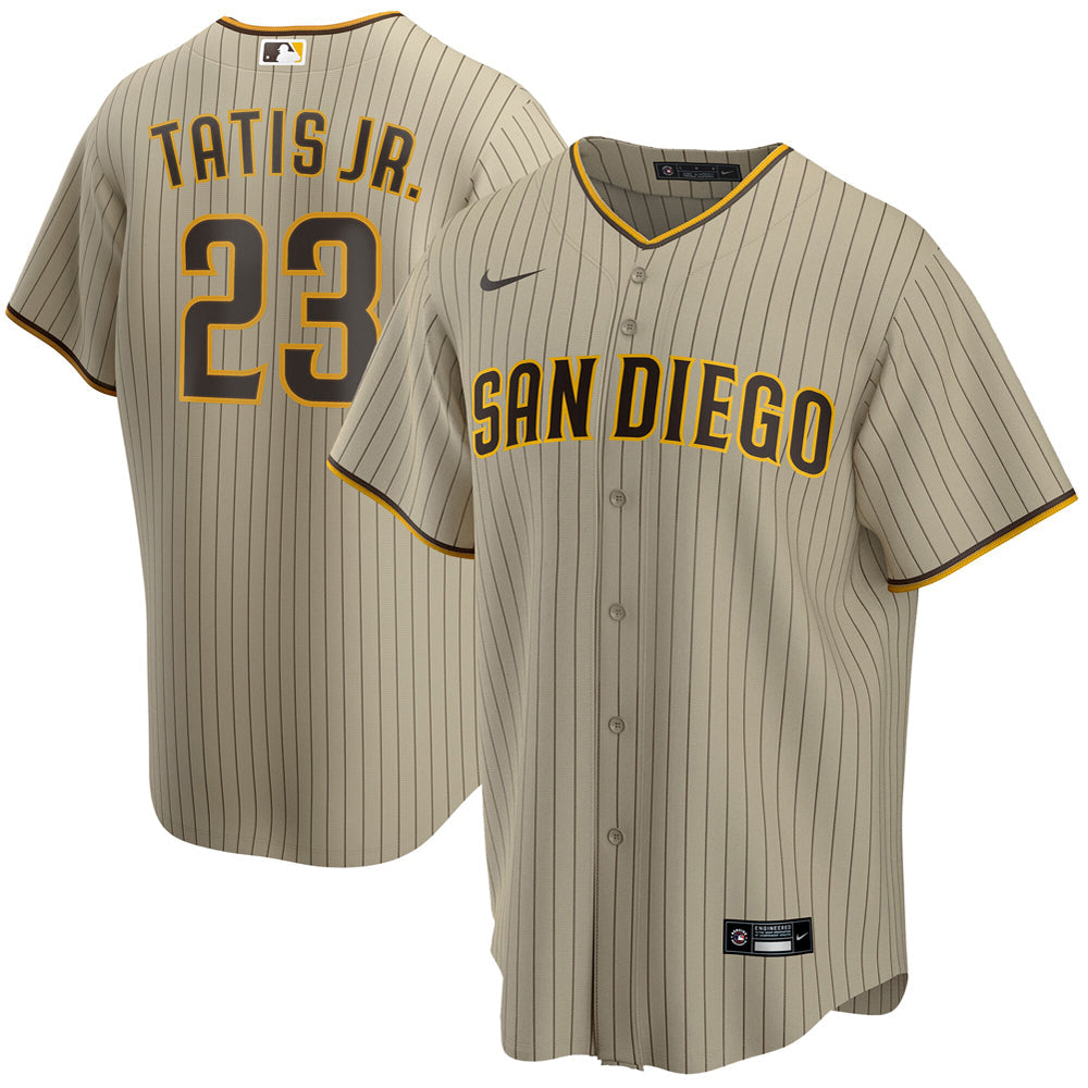 Men's San Diego Padres Fernando Tatis Jr. Alternate Player Jersey - Tan